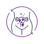 Illustration for fibroid management at Queen Bee GYN