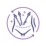 Illustration for minimally invasive surgery at Queen Bee GYN