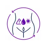 Illustration for vulvar condition at Queen Bee GYN